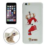 ENKAY Creative Character Pattern White TPU Protective Case for iPhone 6 Plus & 6s Plus