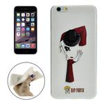 ENKAY Creative Character Pattern White TPU Protective Case for iPhone 6 Plus & 6s Plus