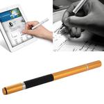 2 in 1 Stylus Touch Pen + Ball Pen for iPhone 6 & 6 Plus / 5 & 5S & 5C, iPad Air 2 / iPad mini 1 / 2 / 3 / New iPad (iPad 3) / iPad and All Capacitive Touch Screen(Gold)