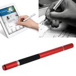 2 in 1 Stylus Touch Pen + Ball Pen for iPhone 6 & 6 Plus / 5 & 5S & 5C, iPad Air 2 / iPad mini 1 / 2 / 3 / New iPad (iPad 3) / iPad and All Capacitive Touch Screen(Red)