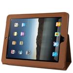 High Quality Leather Case with Holder for iPad 2(Coffee)