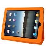 High Quality Leather Case with Holder for iPad 2(Orange)