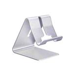 Aluminum Stand Desktop Holder for iPad, iPhone, Galaxy, Huawei, Xiaomi, HTC, Sony, and other Mobile Phones or Tablets(Silver)