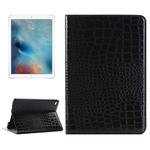 Crocodile Texture Horizontal Flip Leather Case with Holder & Card Slots & Wallet for iPad Pro 12.9 inch(Black)