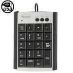 USB Non-synchronous Notebook Computer Multi Function Keypad with 19 Keys