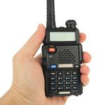 BAOFENG UV-5R Professional Dual Band Transceiver FM Two Way Radio Walkie Talkie Transmitter(Black)