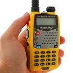 BAOFENG UV-5RA Professional Dual Band Transceiver FM Two Way Radio Walkie Talkie Transmitter(Yellow)