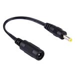 5.5 x 2.1mm DC Female to 4.0 x 1.7mm DC Male Power Connector Cable for Laptop Adapter, Length: 15cm(Black)