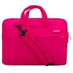 POFOKO 12 inch Portable Single Shoulder Laptop Bag for Laptop(Magenta)