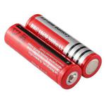 2 PCS UltraFire 18650 3000mAh 3.7V Long Lasting Rechargeable Lithium ion Battery(Red)