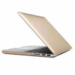 Laptop Frosted Hard Plastic Protection Case for Macbook Pro Retina 13.3 inch(Gold)