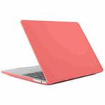 Laptop Translucent Frosted Hard Plastic Protective Case for Macbook 12 inch(Coral Red)