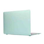 Laptop Translucent Frosted Hard Plastic Protective Case for Macbook 12 inch(Light Green)