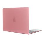 Colored Transparent Crystal Hard Protective Case for Macbook 12 inch(Pink)