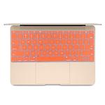 Soft 12 inch Silicone Keyboard Protective Cover Skin for new MacBook, American Version(Orange)