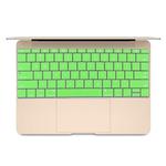 Soft 12 inch Silicone Keyboard Protective Cover Skin for new MacBook, American Version(Green)