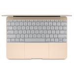 Soft 12 inch Silicone Keyboard Protective Cover Skin for new MacBook, American Version(Grey)