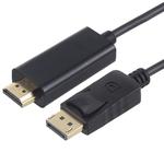 DisplayPort Male to HDMI Male Adapter Cable, Length: 1.8m