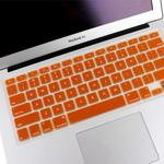 ENKAY Soft Silicone Keyboard Protector Cover Skin for MacBook Air 13.3 inch & Macbook Pro with Retina Display 13.3 inch & 15.4 inch (US Version) / A1398 / A1425 / A1369 / A1466 / A1502(Orange)