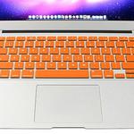 ENKAY for MacBook Pro 13.3 inch / 15.4 inch / 17.3 inch (US Version) / A1278 / A1286 Colorful Soft Silicon Keyboard Protector Cover Skin(Orange)