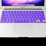 ENKAY for MacBook Air 11.6 inch (US Version) / A1370 / A1465 Colorful Soft Silicon Keyboard Protector Cover Skin(Purple)