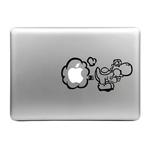 Hat-Prince Farting Pattern Removable Decorative Skin Sticker for MacBook Air / Pro / Pro with Retina Display, Size: M