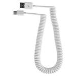 USB-C / Type-C 3.1 to USB 2.0 Spring Data Sync Charge Cable, Cable Length: 3m(White)