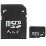 2GB High Speed Class 10 Micro SD(TF) Memory Card from Taiwan, Write: 8mb/s, Read: 12mb/s (100% Real Capacity)(Black)