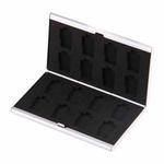 16 in 1 Memory Card Protective Case Box for 16 TF Cards(Silver)