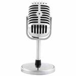 Plastic Classic Style 3.5mm Standing Microphone