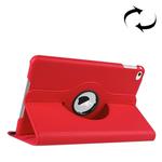 Litchi Texture 360 Degree Rotating Smart Leather Case with Holder for iPad mini 4 / mini 5(Red)