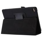 Litchi Texture Horizontal Flip PU Leather Protective Case with Holder for iPad mini 4(Black)