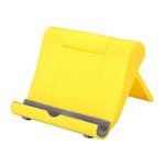 Peacock Foldable Adjustable Stand Desktop Holder for iPad Air & Air 2, iPad mini, Galaxy Tab, and other Tablet PC (Yellow)