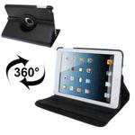 360 Degree Rotatable Litchi Texture Leather Case with Holder for iPad mini 1 / 2 / 3 (Black)