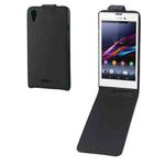 Vertical Flip Leather Case for Sony Xperia T3 / M50W(Black)