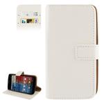 Crazy Horse Texture Leather Case with Credit Card Slot & Holder for Motorola Moto X / Nexus X / X Phone (White)
