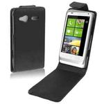 Leather Case for HTC C110e Radar(Black)