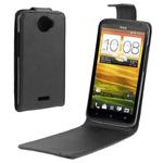 High Quality Leather Case for HTC One X / Edge / S720e (Black)