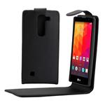 For LG G4 mini Nappa Texture Vertical Flip Magnetic Snap Leather Case(Black)