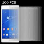 100 PCS for Sony Xperia Z3 / L55T / L55U 0.26mm 9H Surface Hardness 2.5D Explosion-proof Tempered Glass Screen Film