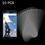 10 PCS for Google Nexus 6 0.26mm 9H Surface Hardness 2.5D Explosion-proof Tempered Glass Screen Film