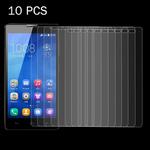 10 PCS for Huawei Honor 3X / G750 0.26mm 9H Surface Hardness 2.5D Explosion-proof Tempered Glass Screen Film