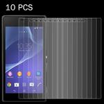 10 PCS for Sony Xperia M2 / S50H 0.26mm 9H Surface Hardness 2.5D Explosion-proof Tempered Glass Screen Film