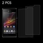 2PCS for Sony Xperia M 0.26mm 9H+ Surface Hardness 2.5D Explosion-proof Tempered Glass Film