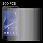 100 PCS for Sony Xperia Z2 / L50W 0.26mm 9H+ Surface Hardness 2.5D Tempered Glass Film