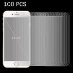100 PCS 0.26mm 9H Surface Hardness 2.5D Explosion-proof Tempered Glass Screen Film for 5.5 inch Mobile Phones