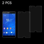 2 PCS for Sony Xperia Z4 Mini / Compact 0.26mm 9H Surface Hardness 2.5D Explosion-proof Tempered Glass Screen Film