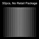 50 PCS for Sony Xperia Z1 Compact 0.26mm 9H 2.5D Tempered Glass Film, No Retail Package