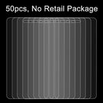 50 PCS for Huawei P9 0.26mm 9H Surface Hardness 2.5D Explosion-proof Tempered Glass Film, No Retail Package