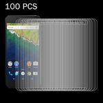 100 PCS for Google Nexus 6P 0.26mm 9H Surface Hardness 2.5D Explosion-proof Tempered Glass Screen Film